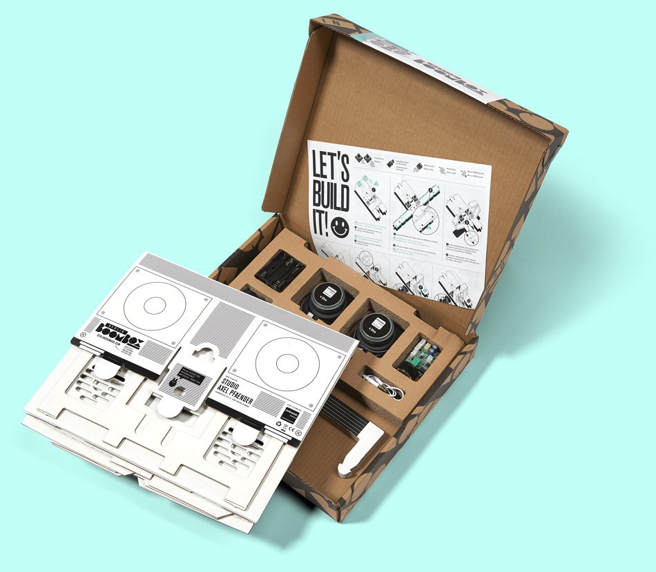 Berlin Boombox DIY kit with parts